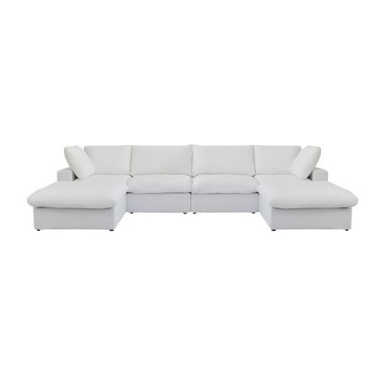 6-Seat Modular Double Chaise Sectional | Nimbus