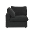 Modular Washable Cloud Corner Chair in Black