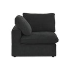 Modular Washable Cloud Corner Chair in Black