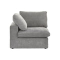 Modular Washable Cloud Corner Chair in Gray