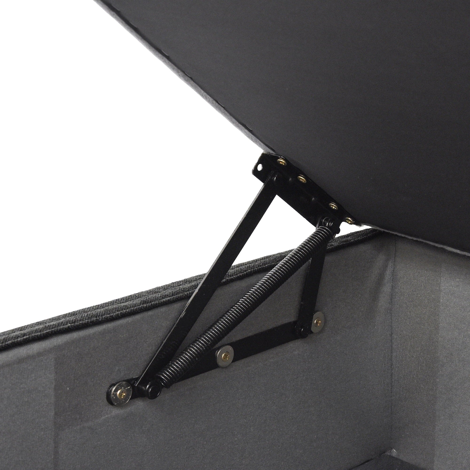 Modular Washable Cloud Ottoman in Gray