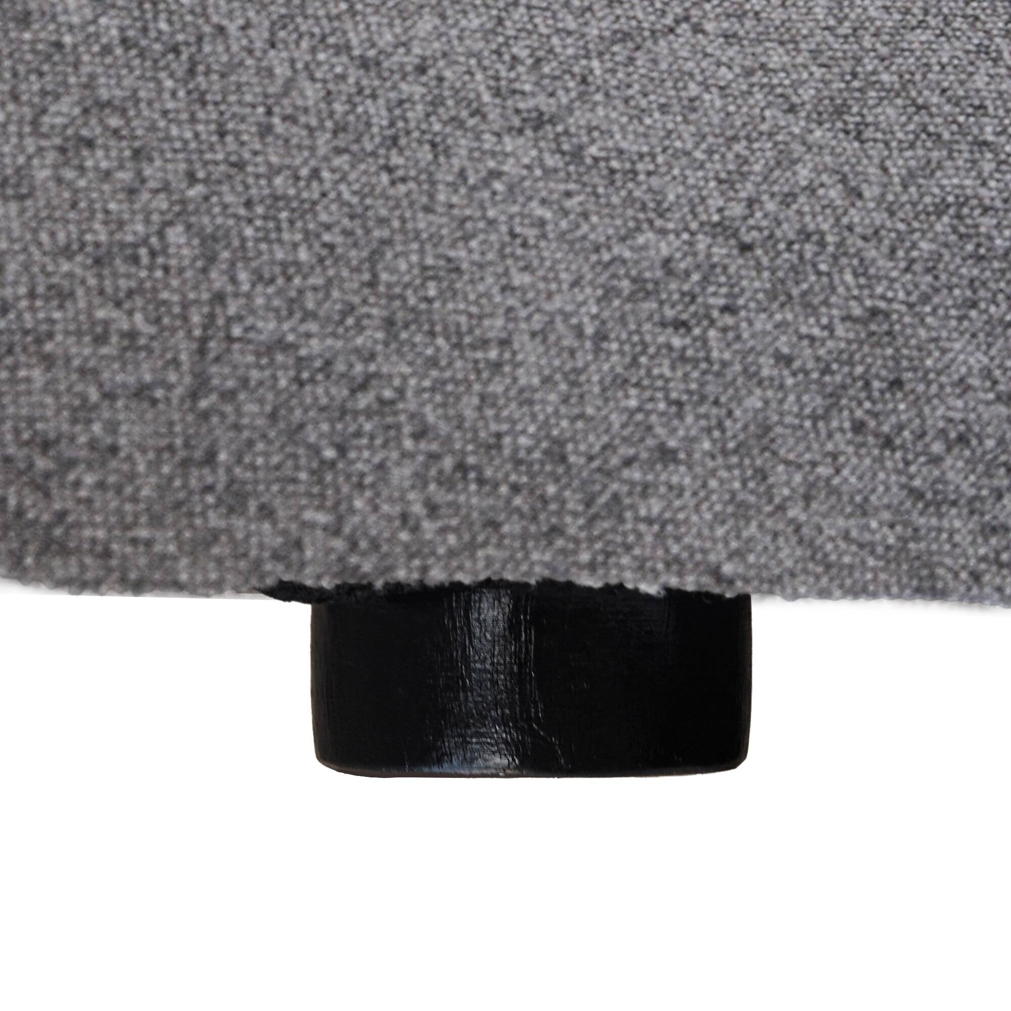 Modular Washable Cloud 4-Seater U-Shaped Sectional in Gray