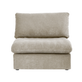 Slipcover Only - Modular Washable Cloud Armless Chair in Khaki