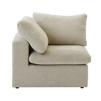 Modular Washable Cloud Corner Chair in Khaki