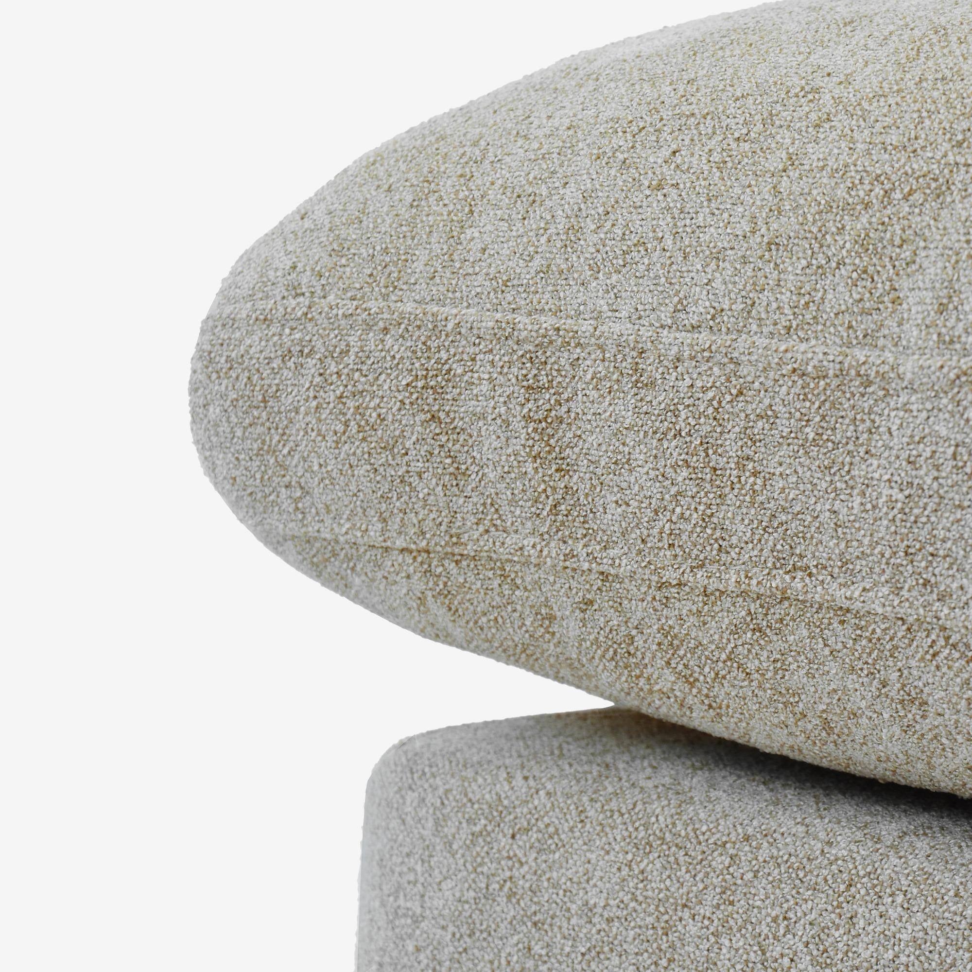 Modular Washable Cloud 4-Seater U-Shaped Sectional in Khaki