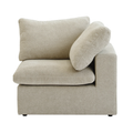 Modular Washable Cloud End Chair - Left in Khaki