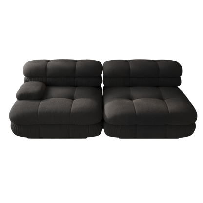 2-Seat Modular Lounger Loveseat | Moderne