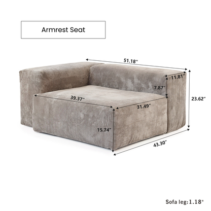 Armrest Seat Interchangeable | Teddy