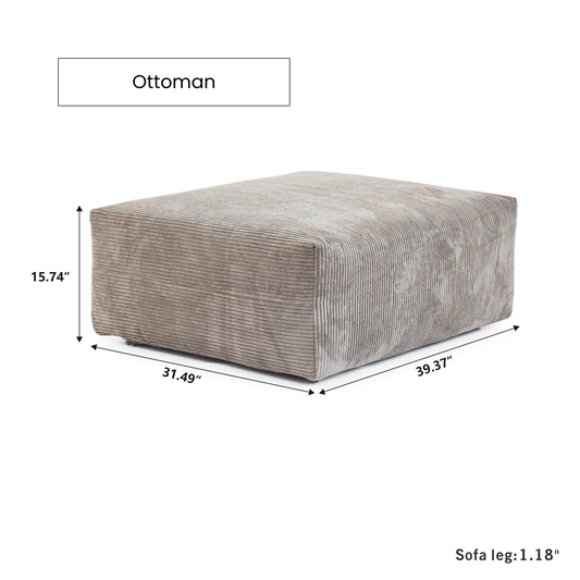 Ottoman Seat | Teddy