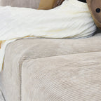 Modular Washable Oversized Corner Chair in Beige