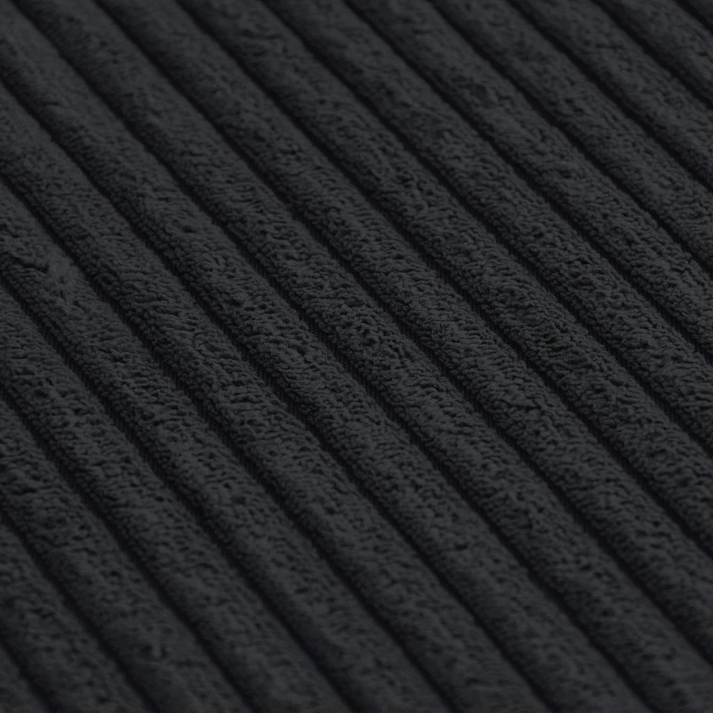 Modular Washable Oversized 3-Seater in Black