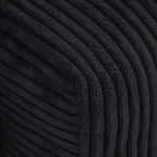 Modular Washable Oversized 3-Seater in Black