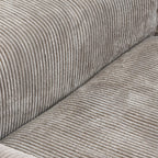 Modular Washable Oversized 2-Seater in Brown