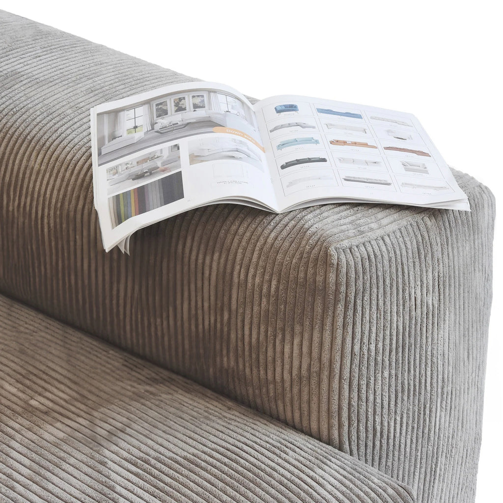Modular Washable Oversized 2-Seater in Brown