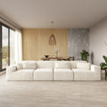 Modular All-Foam 4-Seater in Beige