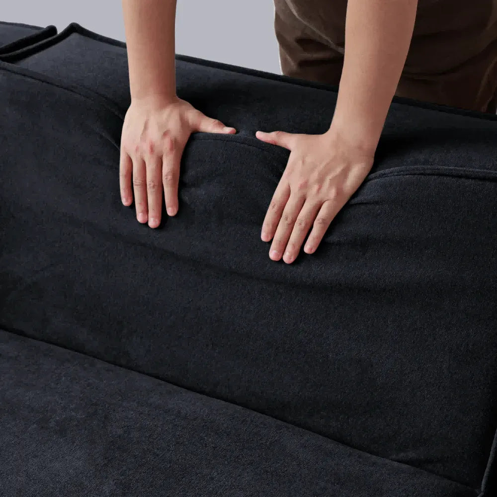 4-Seater Modular Sofa in Plush Velvet