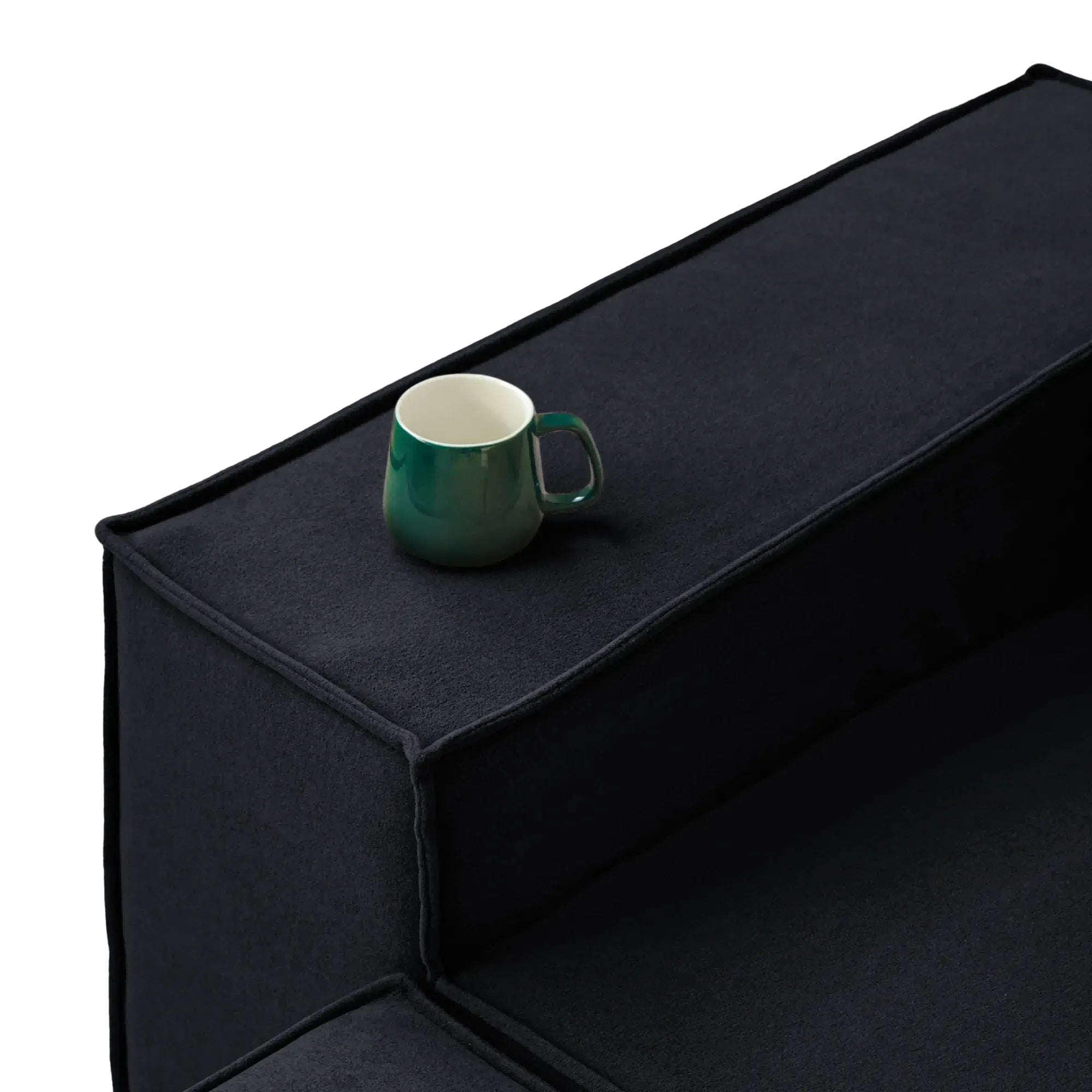 4-Seater Modular Sofa in Plush Velvet