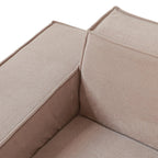 4-Seater Modular Sofa in Plush Velvet