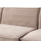 4-Seater Modular Sofa in Plush Velvet
