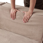 4-Seater Modular Sofa in Plush Velvet