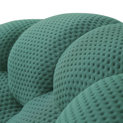 3D-Knitted Modular Bubble Sofa Sleeper – Ergonomic 3-Seater Couch with Deep Cushions & No Assembly