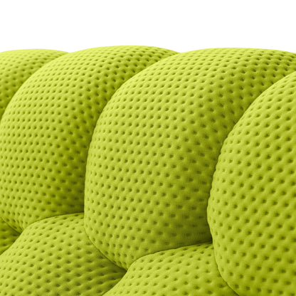 3D-Knitted Modular Bubble Sofa Sleeper – Ergonomic 3-Seater Couch with Deep Cushions & No Assembly