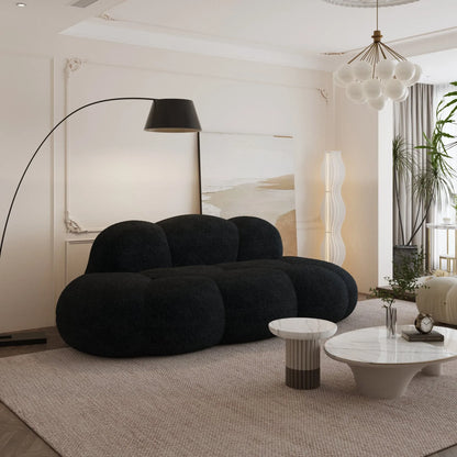 Cloud-Shaped Sofa with Soft Sherpa Upholstery and Kid-Safe Design | Cloud Nine