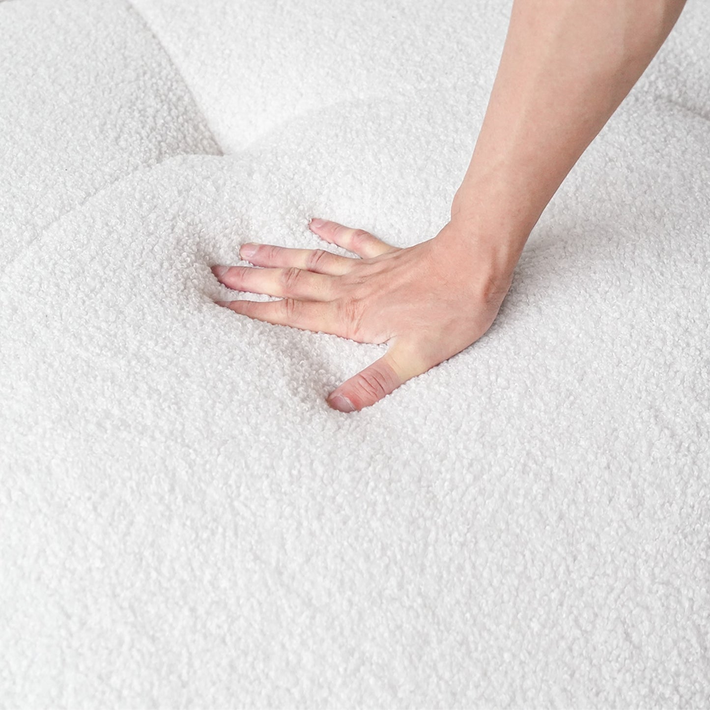 Cloud-Shaped Sofa with Soft Sherpa Upholstery and Kid-Safe Design | Cloud Nine