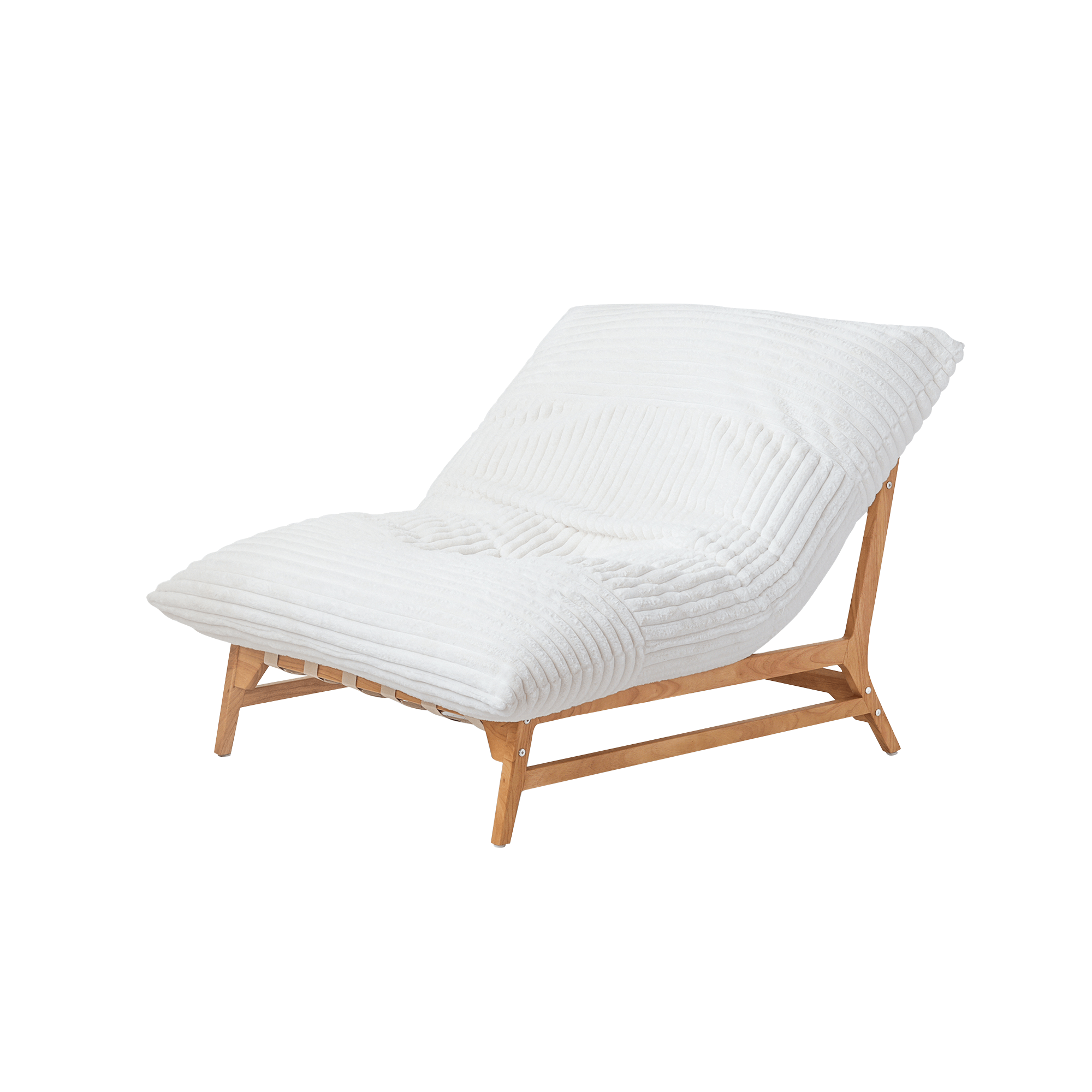 Oversized Armchair in Faux Fur