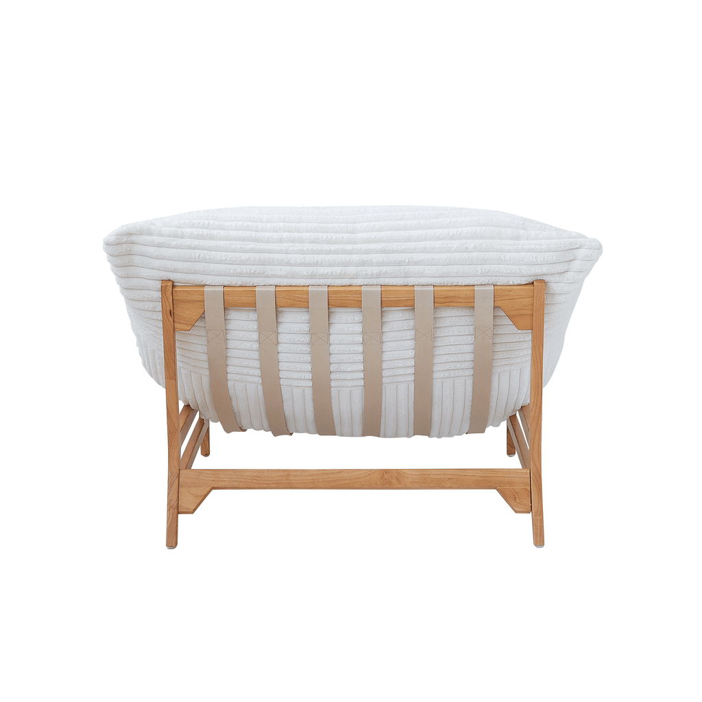 Oversized Armchair in Faux Fur