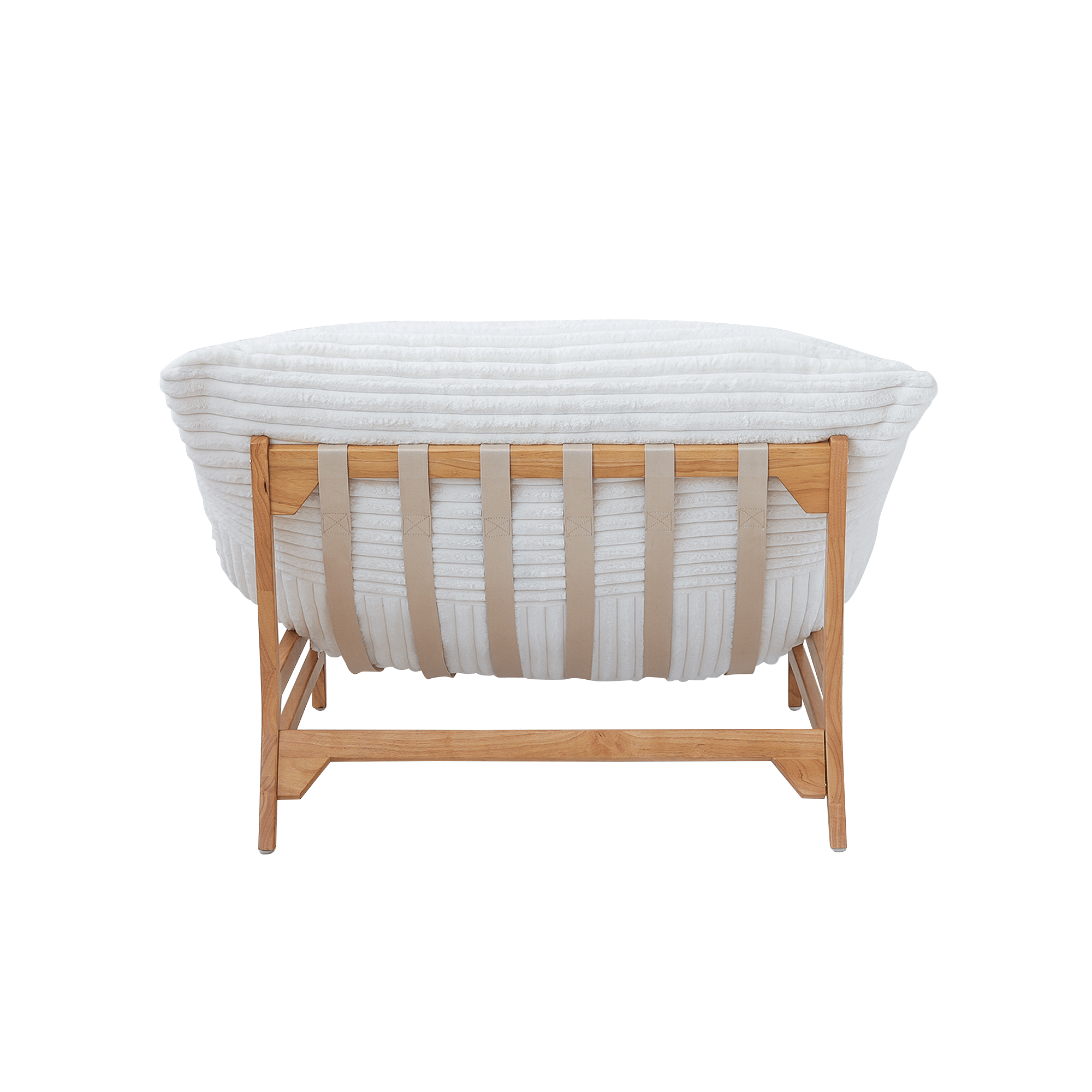 Oversized Armchair in Faux Fur