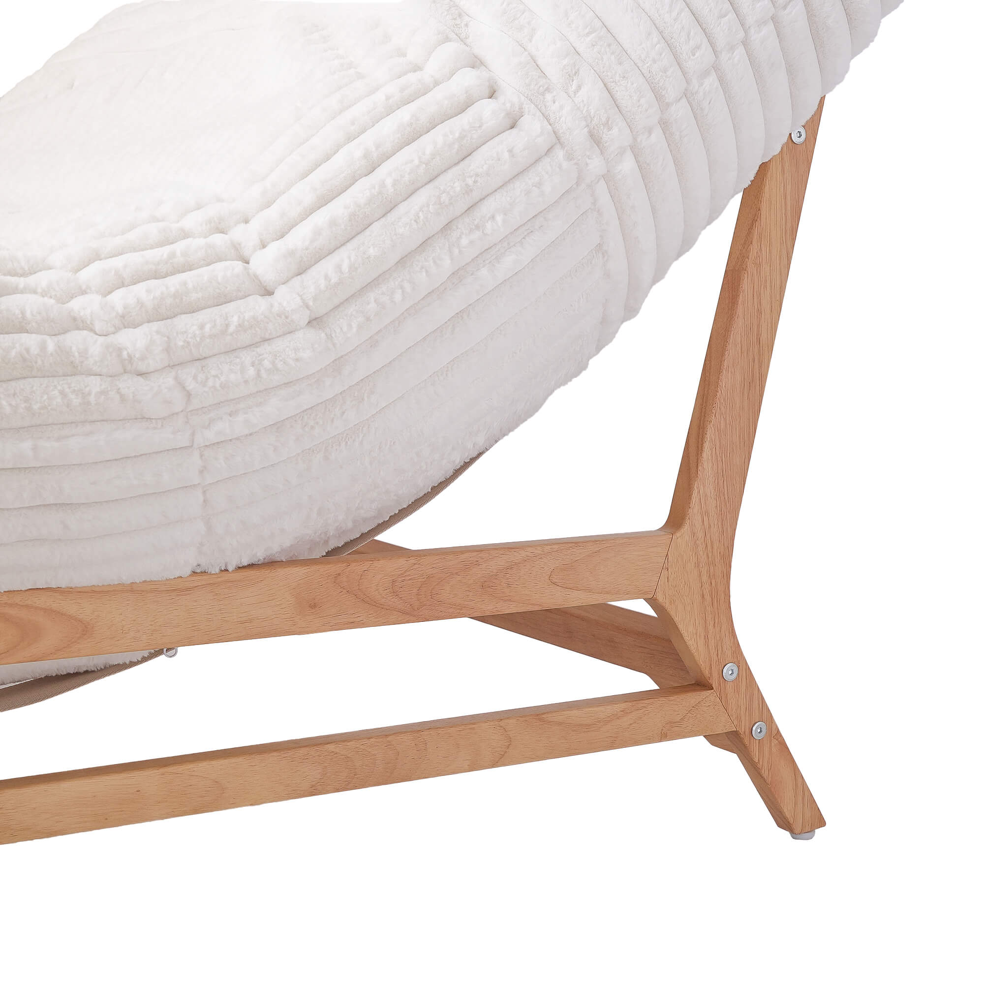 Oversized Armchair in Faux Fur