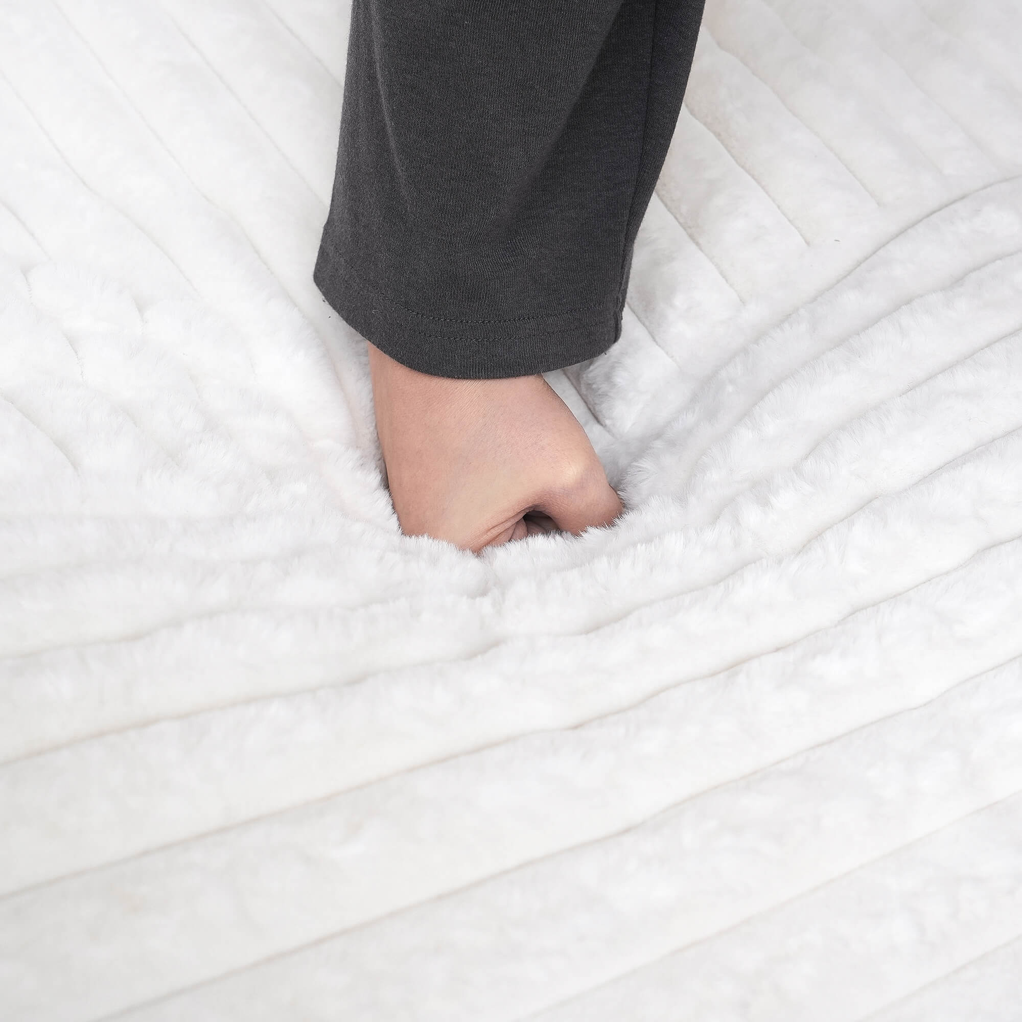 Oversized Armchair in Faux Fur