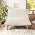 Washable Oversized Chaise Lounge Chair in Beige