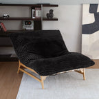 Oversized Armchair in Faux Fur