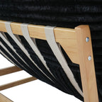 Washable Oversized Chaise Lounge Chair in Black