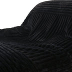Washable Oversized Chaise Lounge Chair in Black