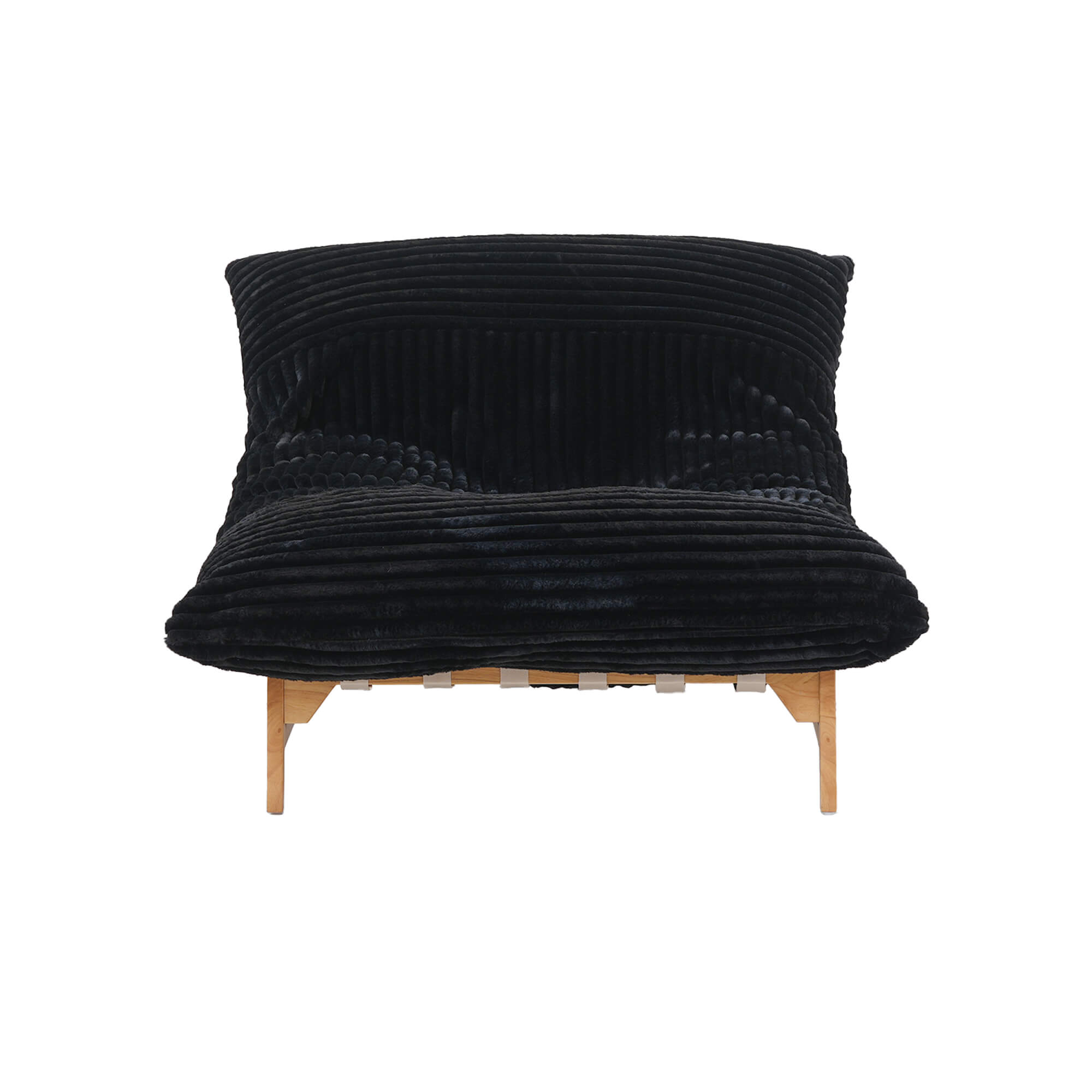 Oversized Armchair in Faux Fur