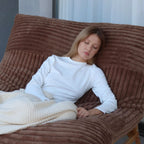 Oversized Armchair in Faux Fur