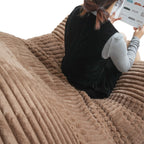 Oversized Armchair in Faux Fur