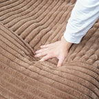 Oversized Armchair in Faux Fur
