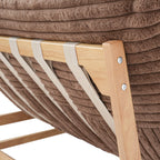 Oversized Armchair in Faux Fur