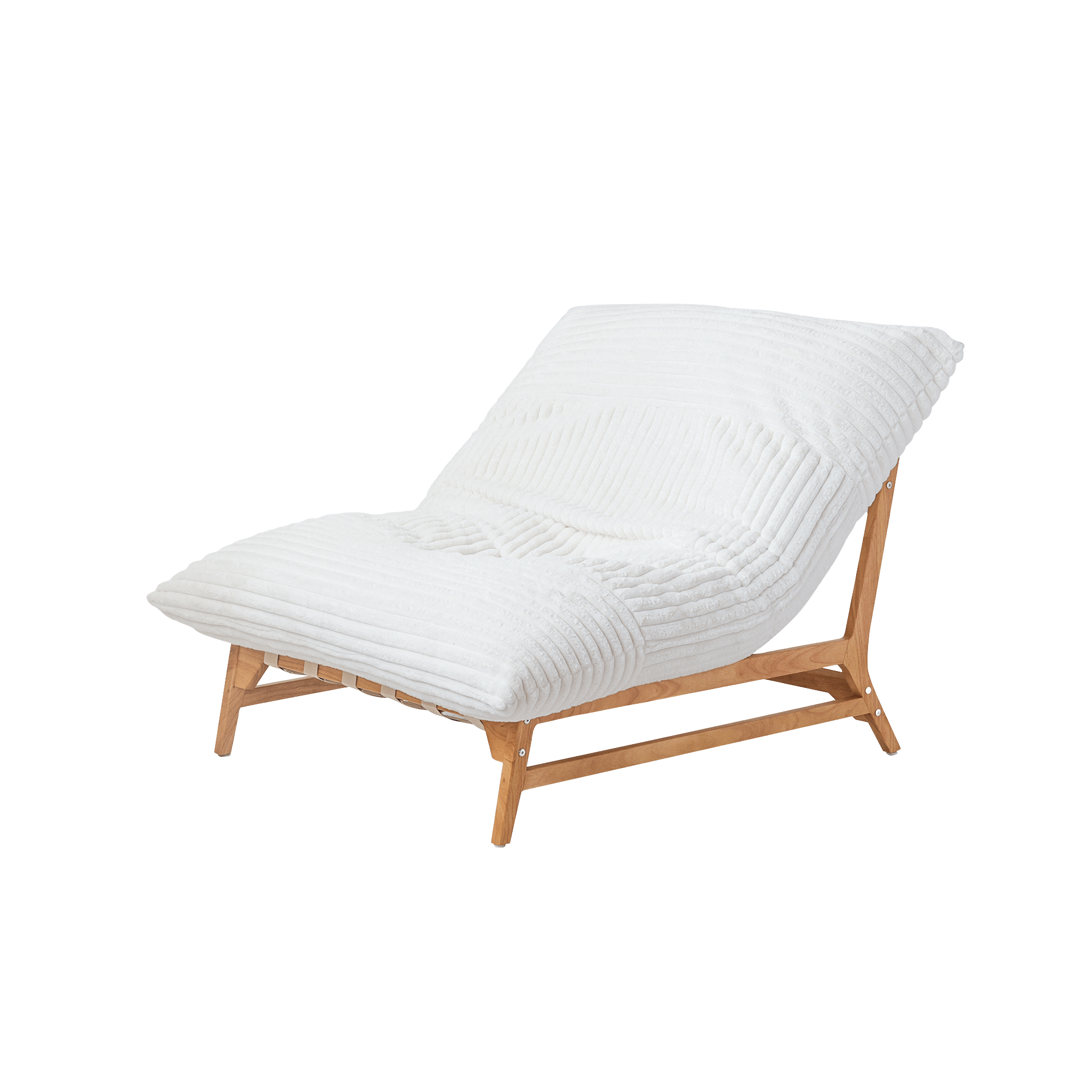 Oversized Armchair in Faux Fur