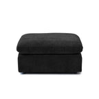Modular Washable Ottoman in Black