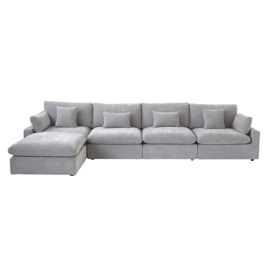 5-Seat Modular Chaise Sectional | Nephele