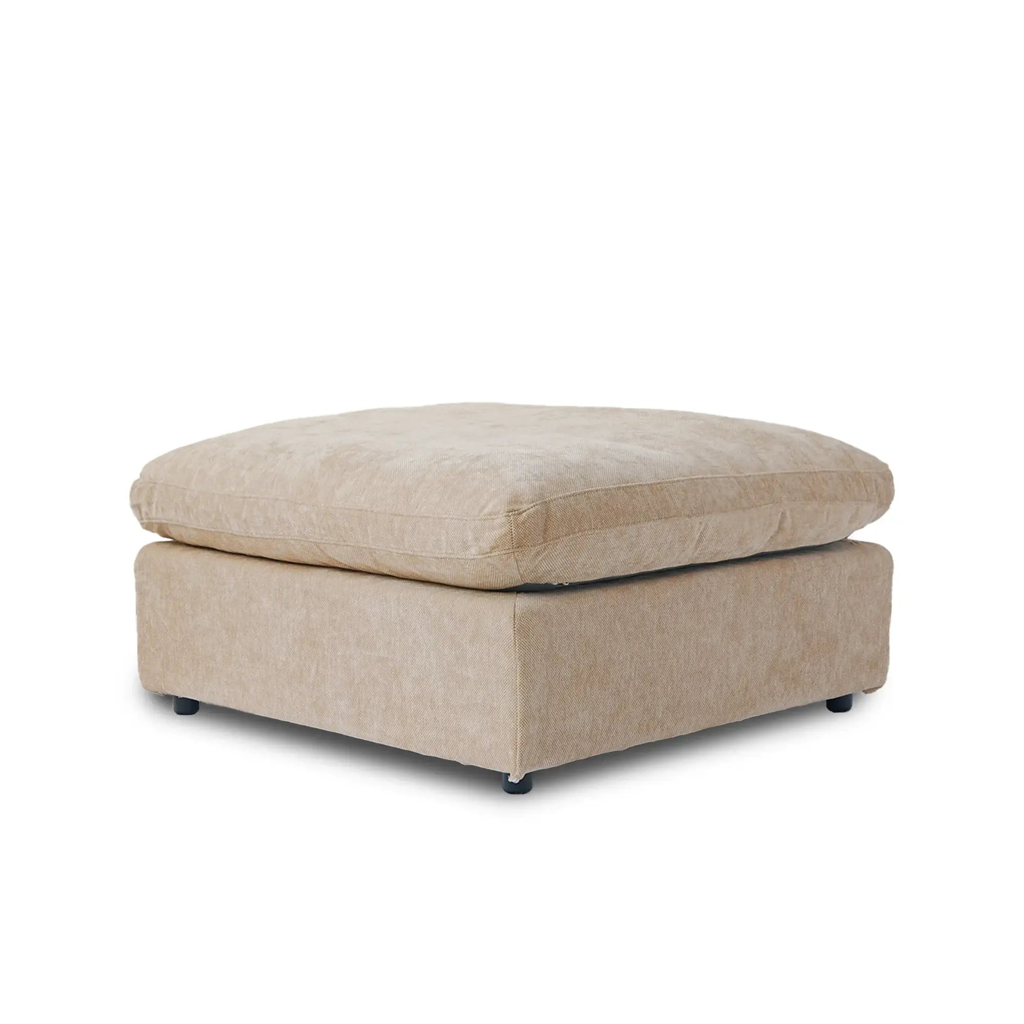 Modular Washable Ottoman in Khaki