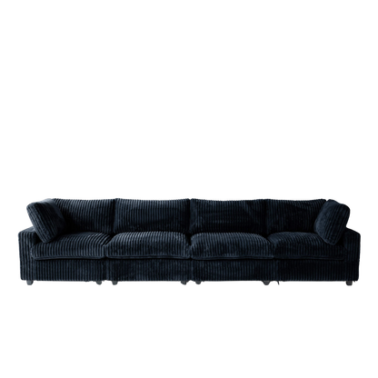 4-Seat Modular Sofa | Velveteen