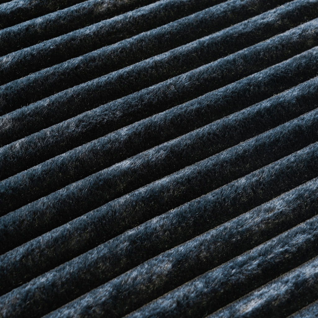 Slipcover Only - Modular Washable Fuzzy 2-Seater in Black