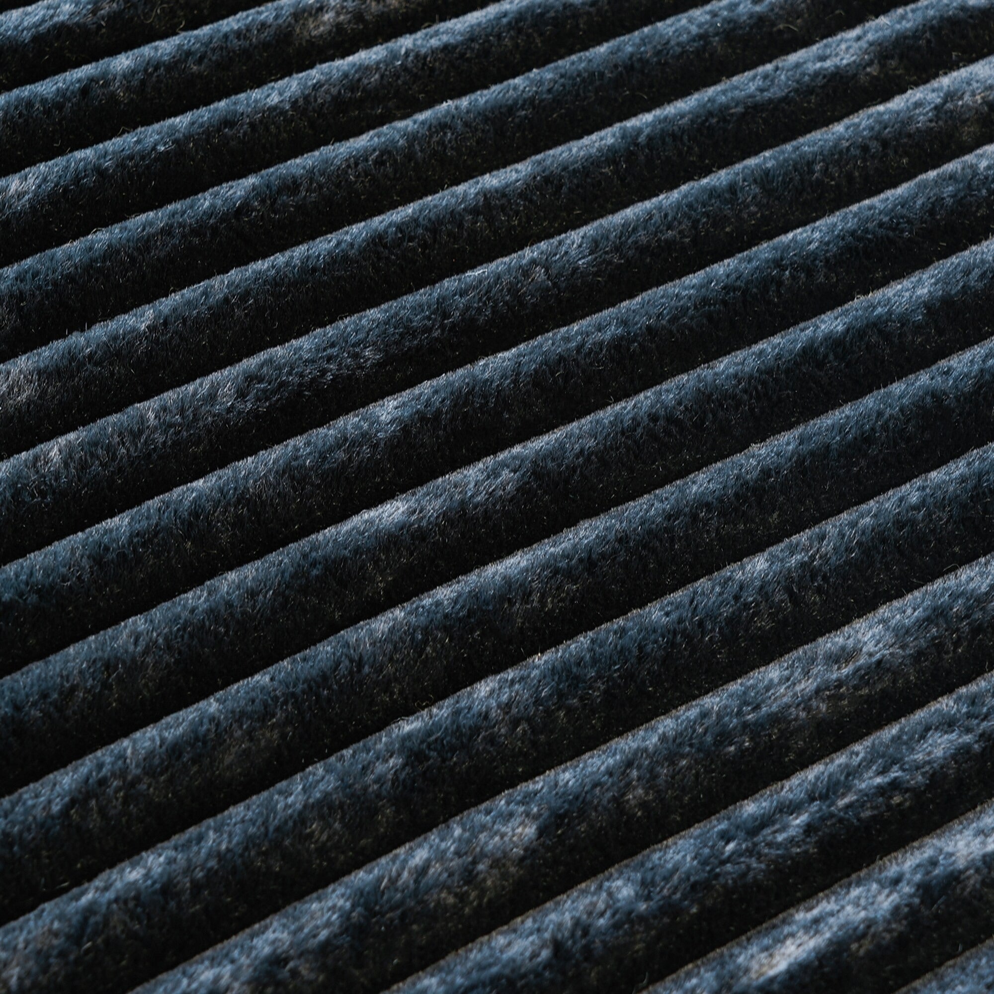 Slipcover Only - Modular Washable Fuzzy 2-Seater in Black