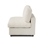 Modular Washable Armless Chair in Beige